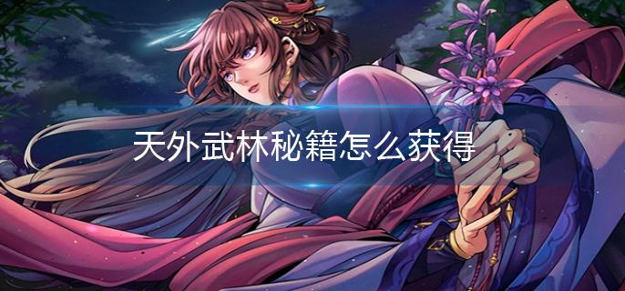 天外武林秘籍怎么获得