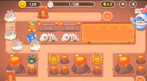 《保卫萝卜4》饿龙传说13关攻略 饿龙传说第13关图文通关流程