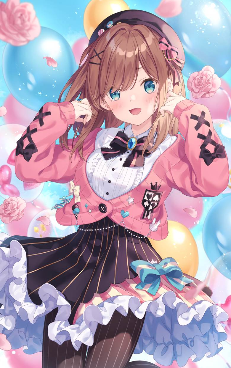 美大生铃原露露插画图片