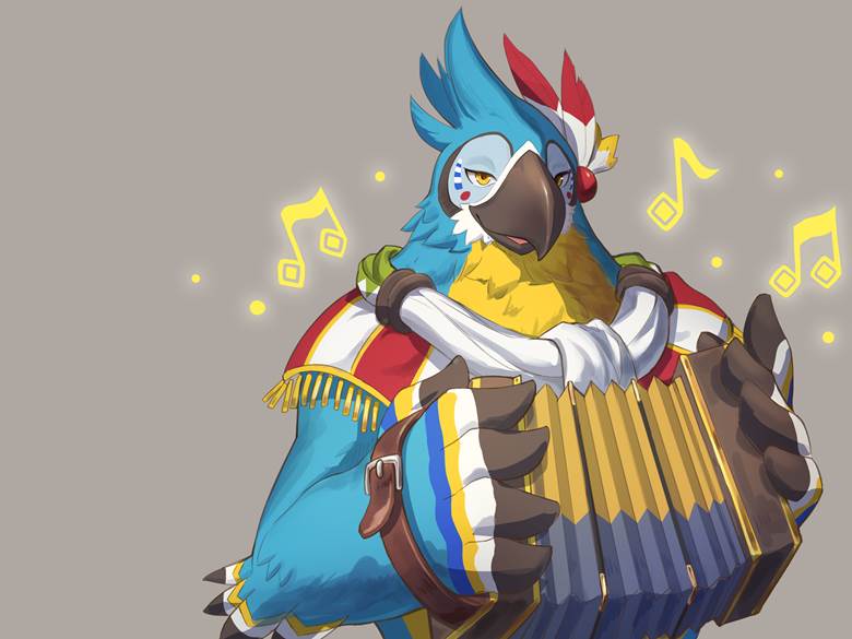 《塞尔达传说》鸟人Kass的pixiv插画图片