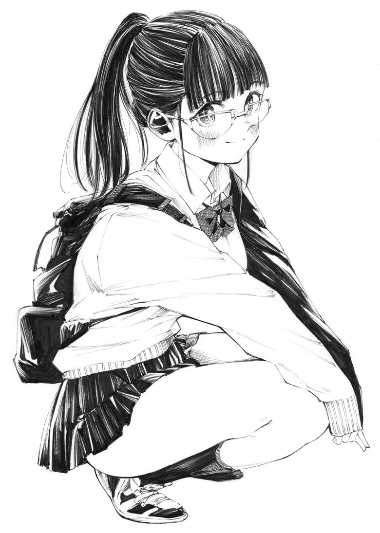 P站最强铅笔手绘插画图片