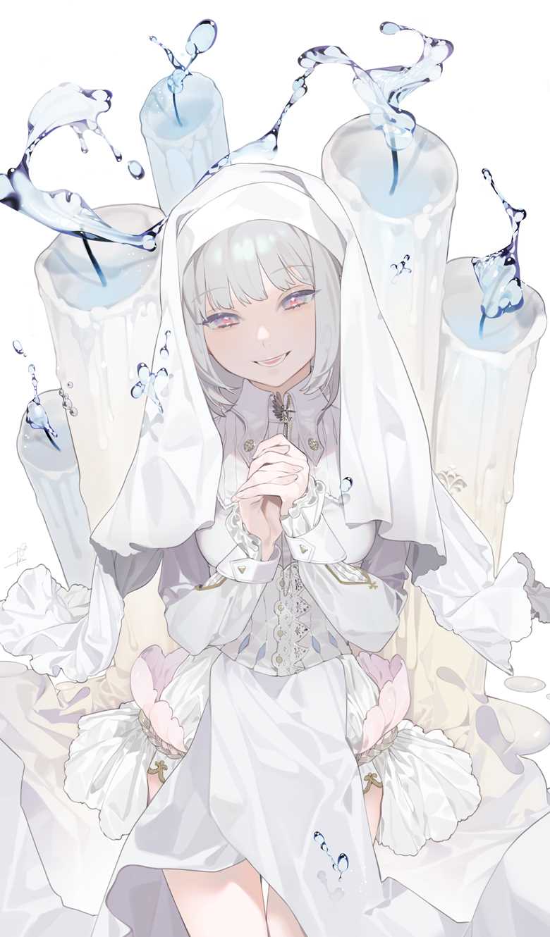 端庄优雅的二次元修女pixiv插画图片