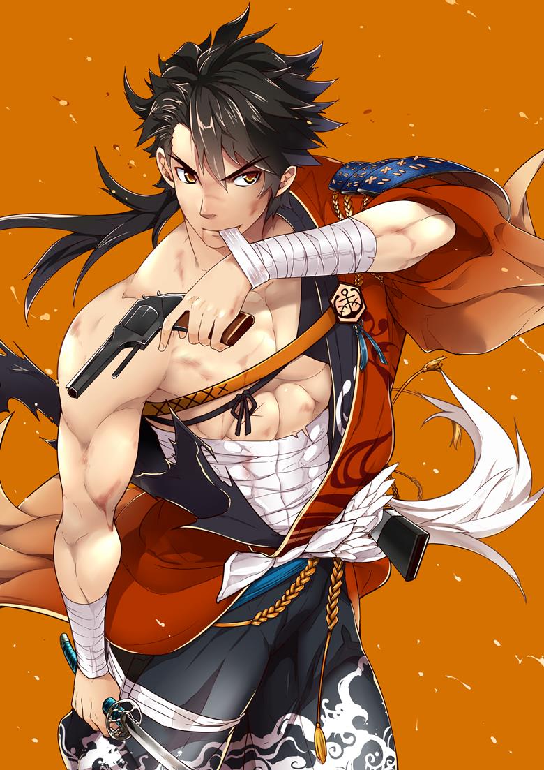 刀剑乱舞陆奥守吉行插画图片