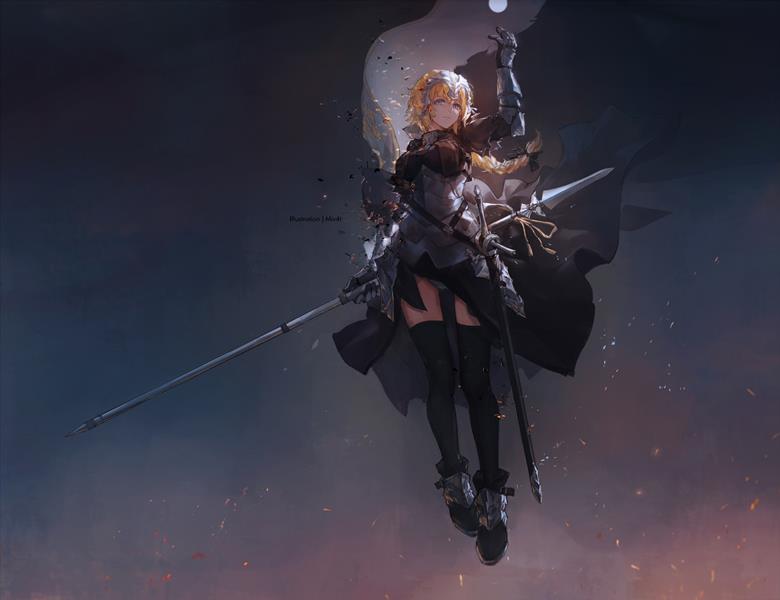 Fate/GrandOrder贞德插画图片