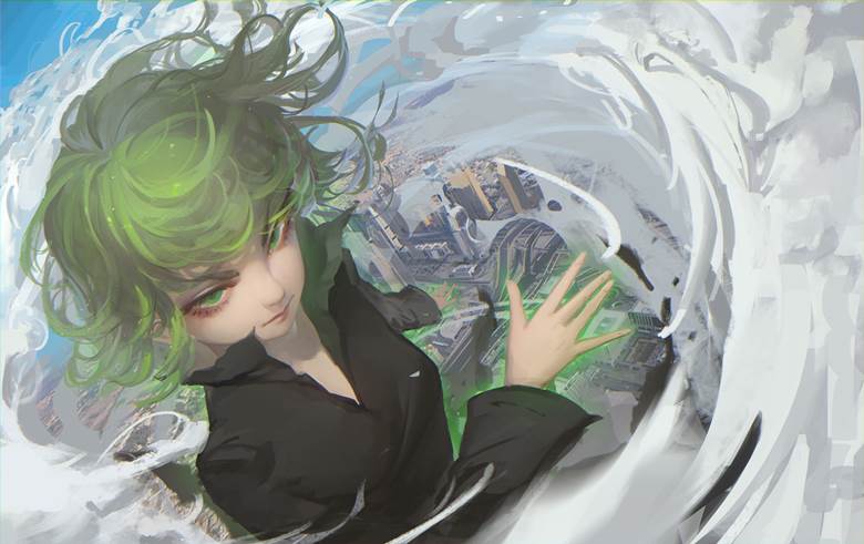 战栗的龙卷pixiv插画图片