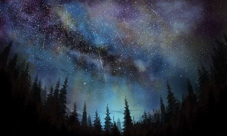 美妙的宇宙银河pixiv插画图片