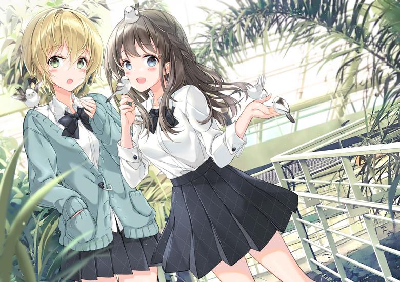 长相甜美的水手服少女pixiv插画图片