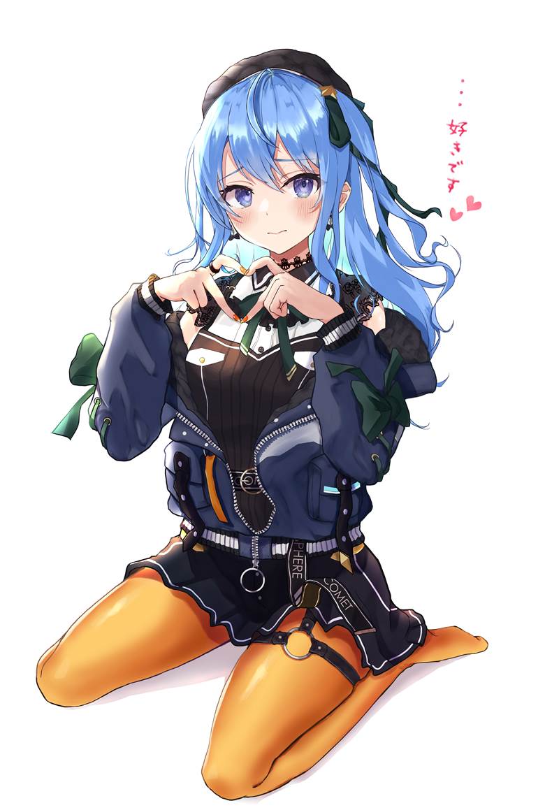 眼镜娘VTUBER，星街彗星pixiv插画图片