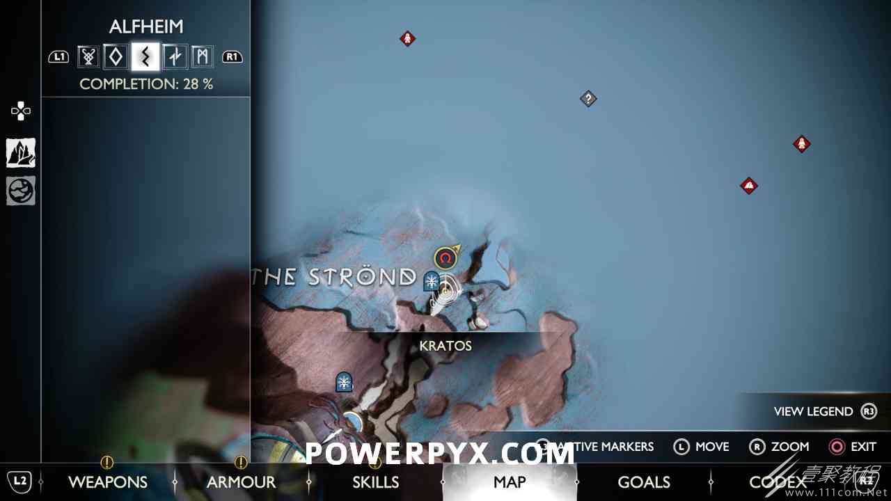 战神5诸神黄昏秃鹫的黄金埋藏宝藏位置介绍