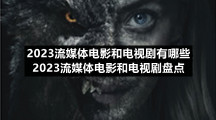 2023流媒体电影和电视剧有哪些-2023流媒体电影和电视剧盘点