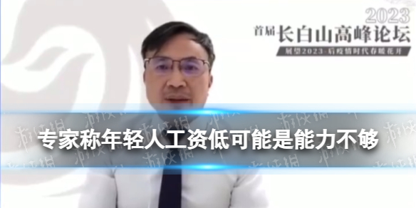 专家称年轻人工资低可能是能力不够-年轻人工资低可能是能力不够是谁说的