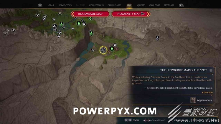霍格沃茨之遗鹰马翼兽标记点支线任务如何完成