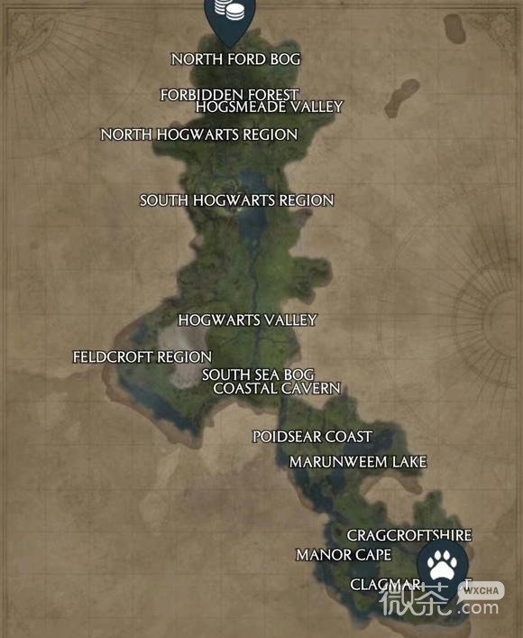 霍格沃茨之遗神奇动物角驼兽巢穴位置一览