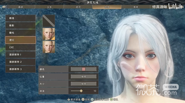 狂野之心高冷白毛御姐捏脸数据详情