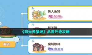 《阳光养猪场》品质升级策略