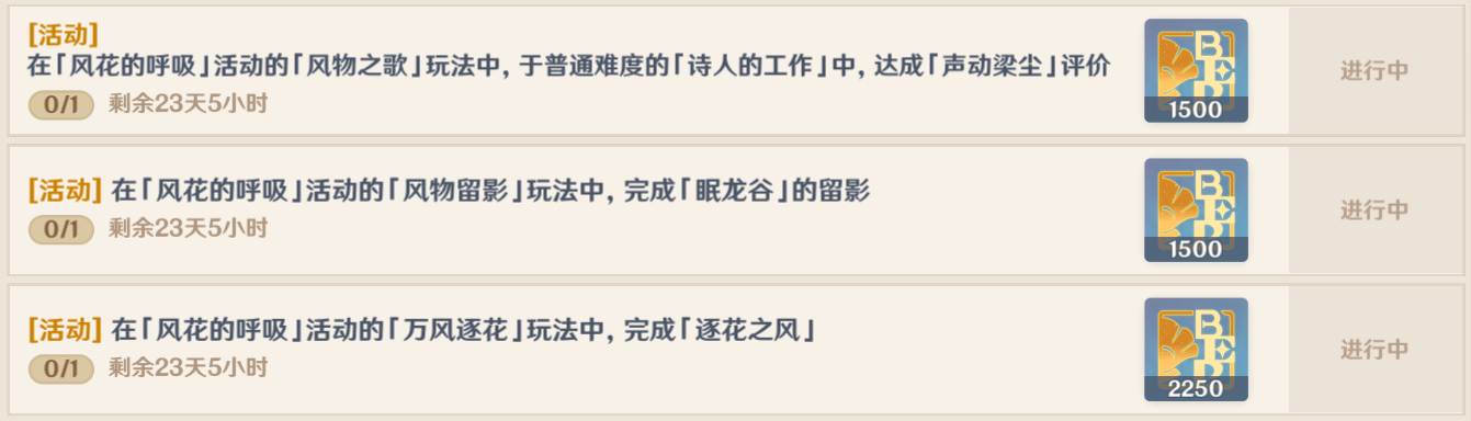 原神风花的呼吸第四天图文攻略