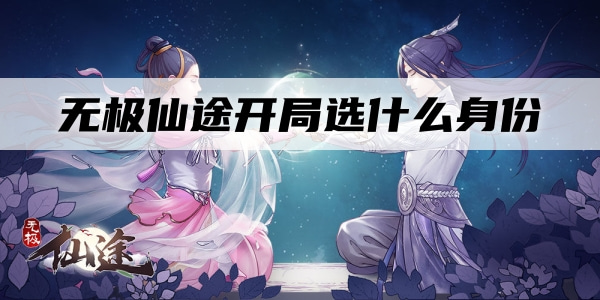无极仙途开局选什么身份