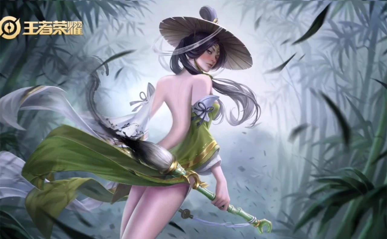 王者荣耀上官婉儿爽上天的表情