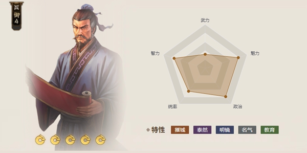 《三国志战棋版》卢植属性强度介绍