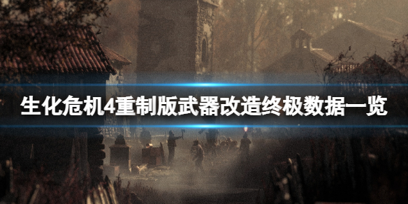 《生化危机4重制版》武器改造终极数据一览 武器终改数据表