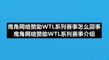 鹰角网络赞助WTL系列赛事怎么回事鹰角网络赞助WTL系列赛事介绍