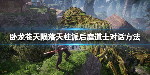 《卧龙苍天陨落》天柱派后庭道士怎么对话？后庭道士对话方法介绍