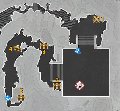 崩坏星穹铁道永冬岭宝箱收集路线一览