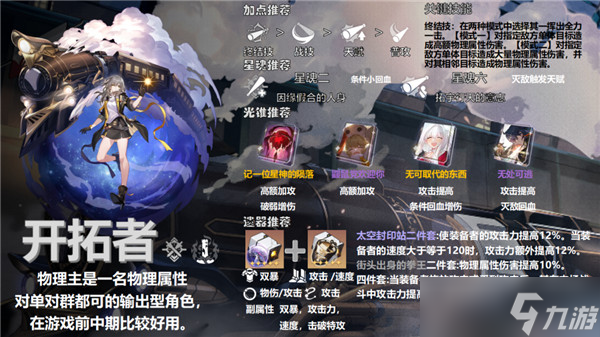 《崩坏星穹铁道》开拓者物理角色攻略大全