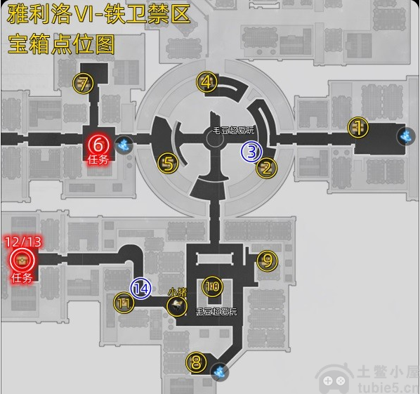 崩坏星穹铁道铁卫禁区宝箱在哪铁卫禁区宝箱位置介绍