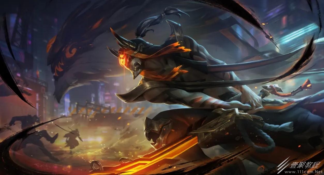 英雄联盟墨之影武者剑圣特效展示