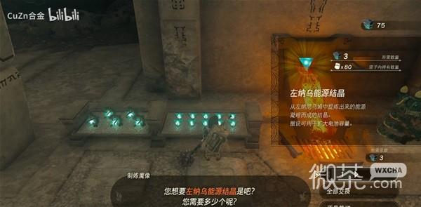 塞尔达传说王国之泪左纳乌能源结晶快速刷新方法攻略