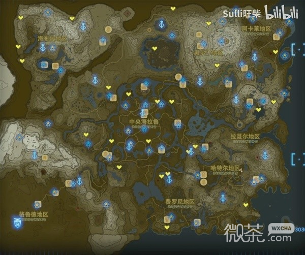 塞尔达传说王国之泪全岩石巨人位置一览