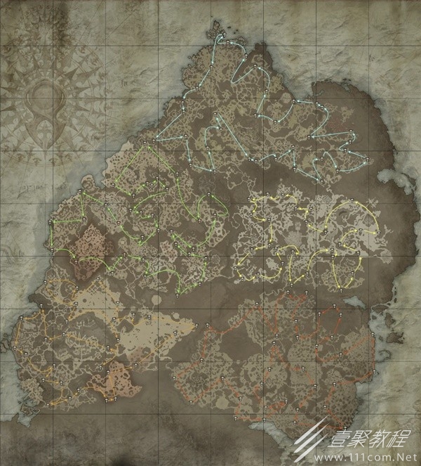 暗黑破坏神4全莉莉丝祭坛路线一览