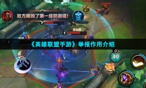 《英雄联盟手游》举报作用介绍