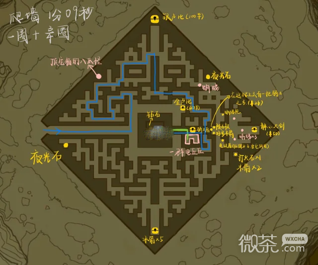 塞尔达传说王国之泪北洛美城堡遗迹宝箱位置及路线图一览