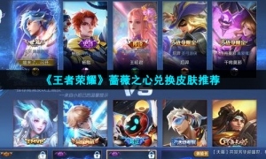 《王者荣耀》蔷薇之心兑换皮肤推荐