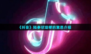 《抖音》陆参状珑梗的意思介绍