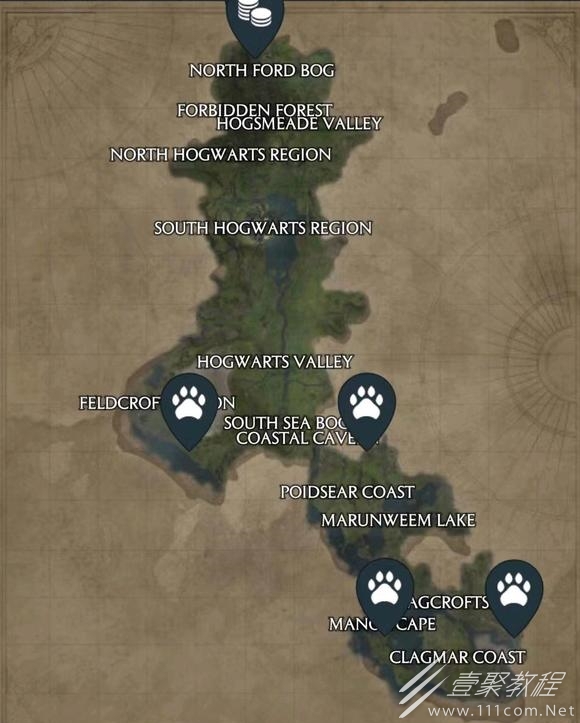 霍格沃茨之遗神奇动物嗅嗅巢穴位置介绍
