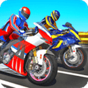 摩托赛车手女孩