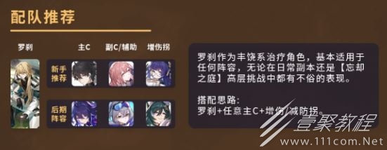 崩坏星穹铁道罗刹配队攻略