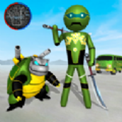 火柴人忍者神龟完整版