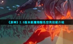 《原神》2.5版本新魔物黯色空壳技能介绍