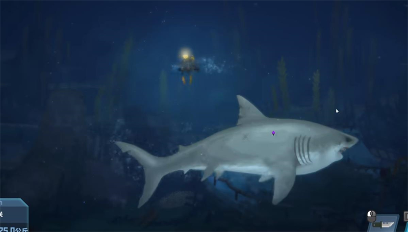 《潜水员戴夫》大白鲨位置介绍