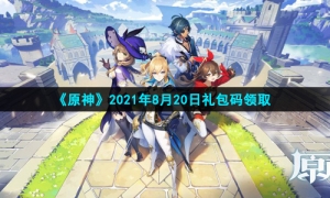 《原神》8月21日礼包码兑换领取