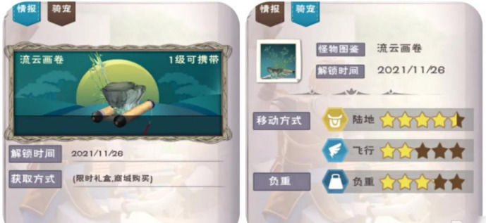 创造与魔法流云画卷速度及属性怎么样具体介绍