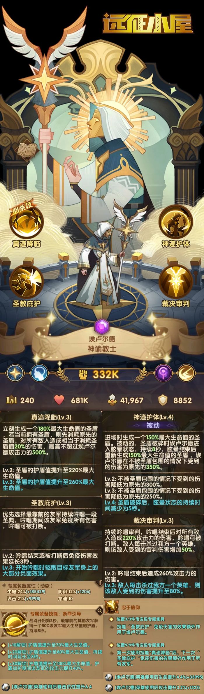 剑与远征埃卢尔德技能是什么剑与远征埃卢尔德属性技能解析