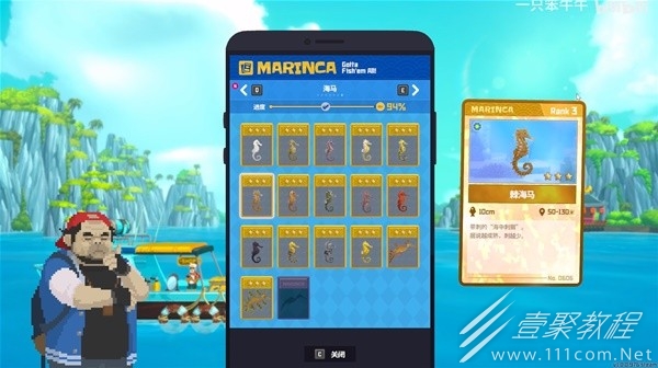 潜水员戴夫全海马图鉴与捕获位置整理