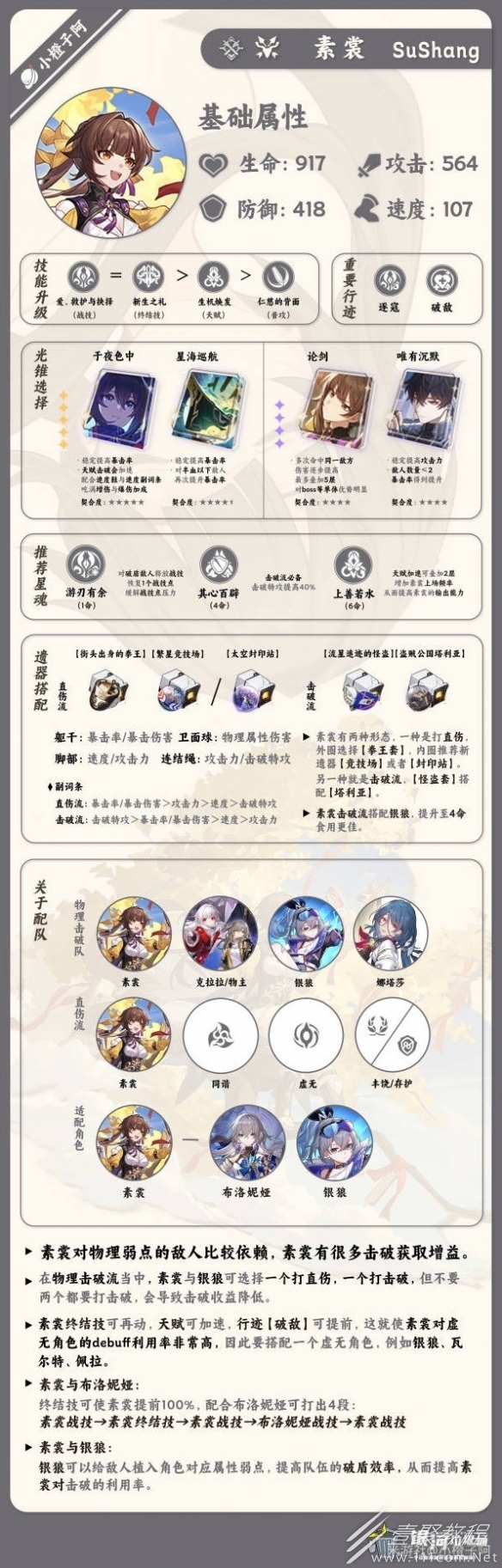 崩坏星穹铁道1.2版素裳培养攻略