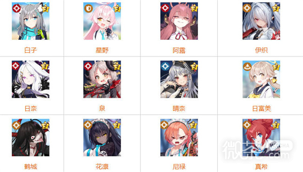 蔚蓝档案全角色图鉴大全一览