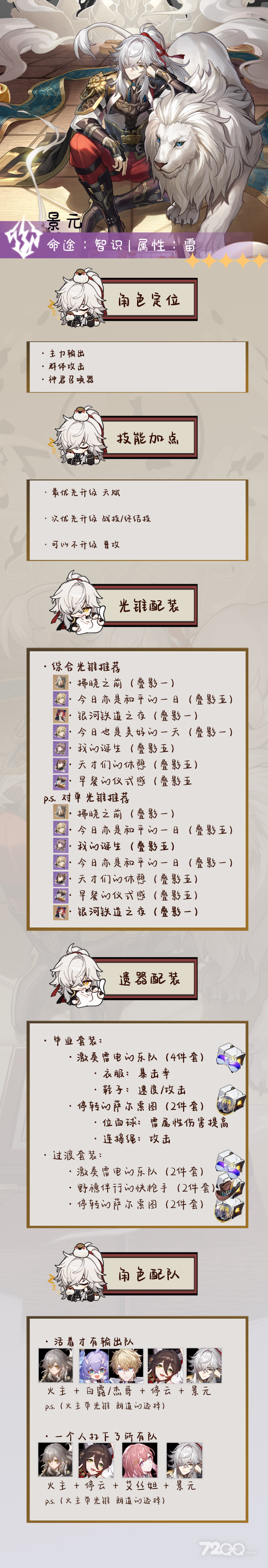 《崩坏星穹铁道》景元一图流快速上手指南